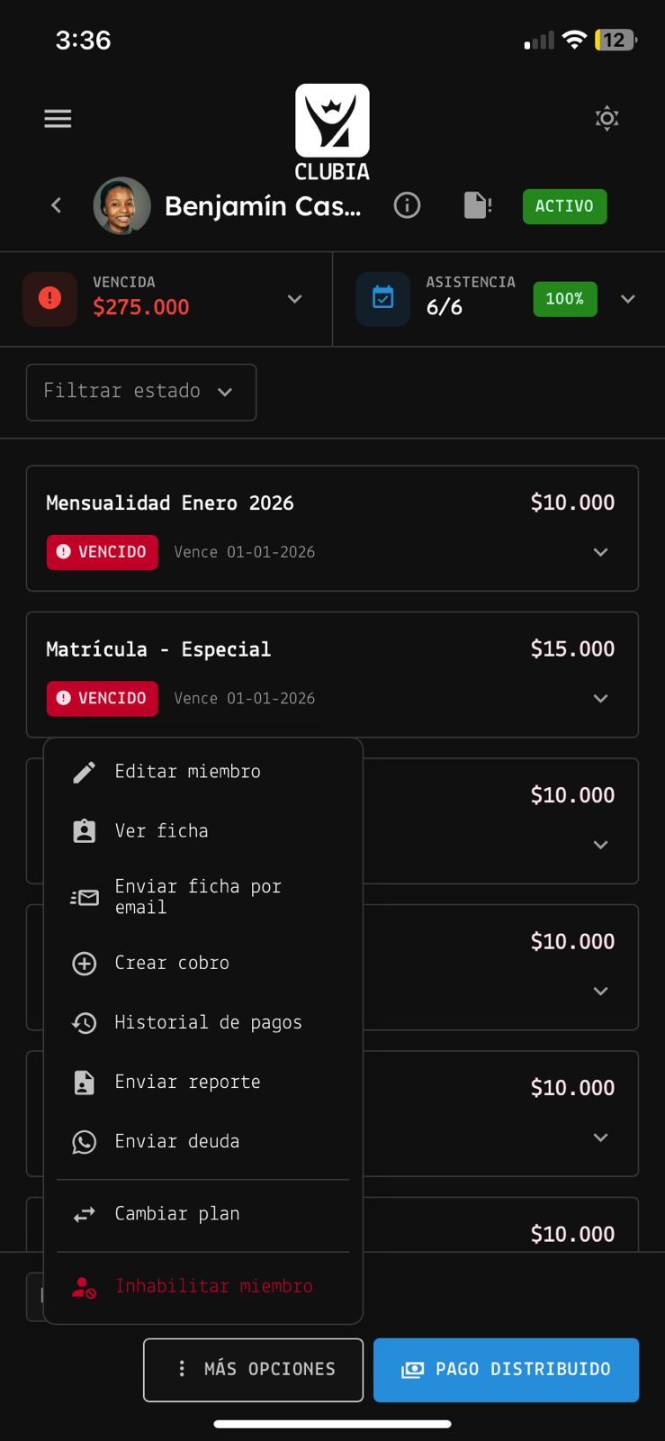 Gestión avanzada