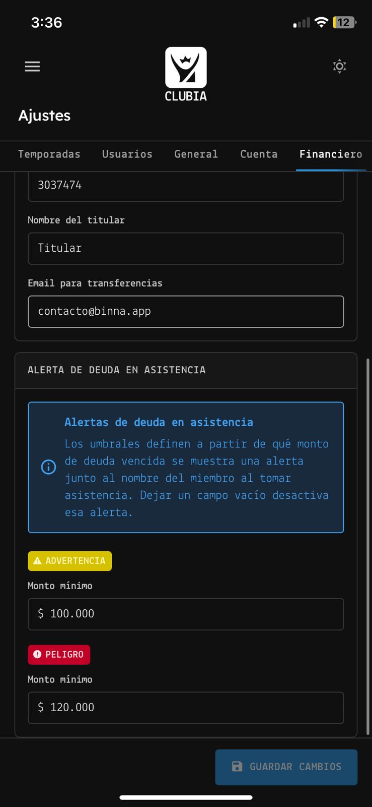 Alertas de deuda