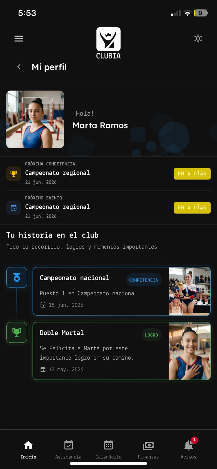 Pantalla de inicio